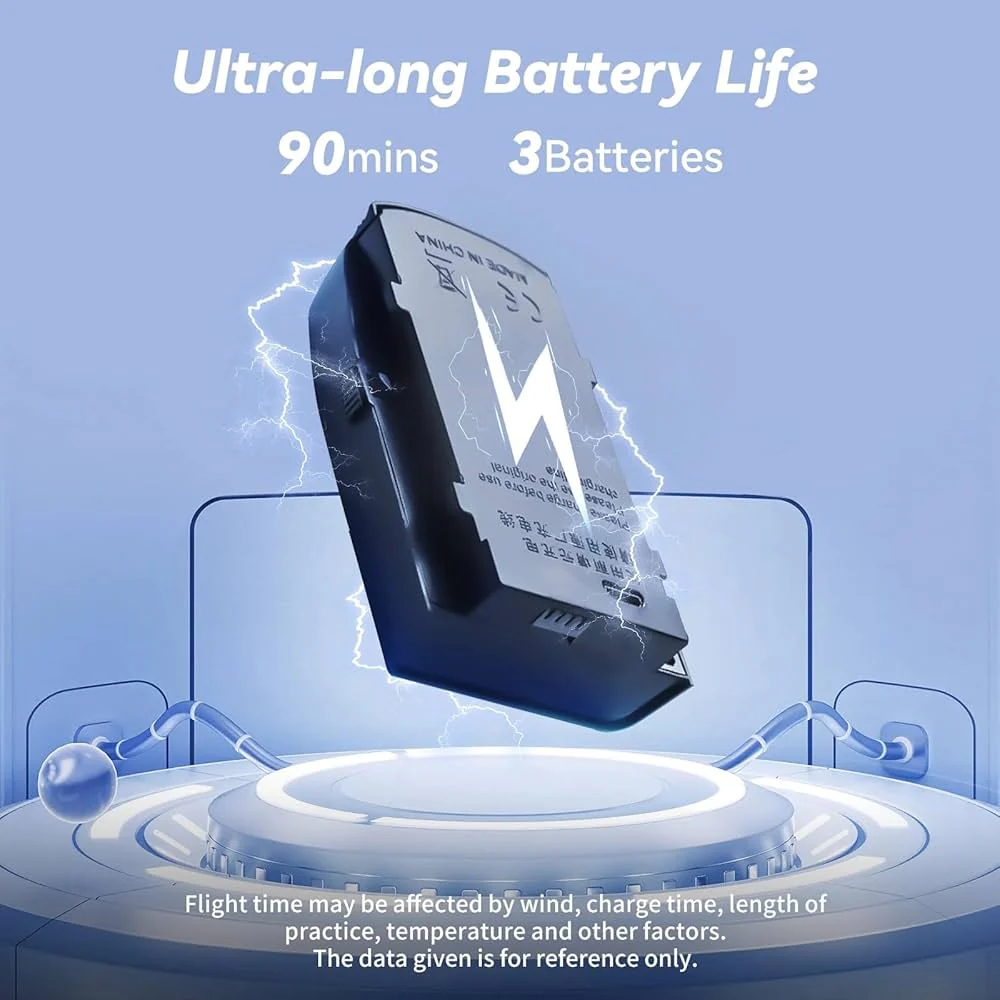 W3 Max Drone Battery 1 Piece | Replacement Rechargeable Battery for W3 Max GPS Drone | Portable Spare Battery for Extended Flight Time