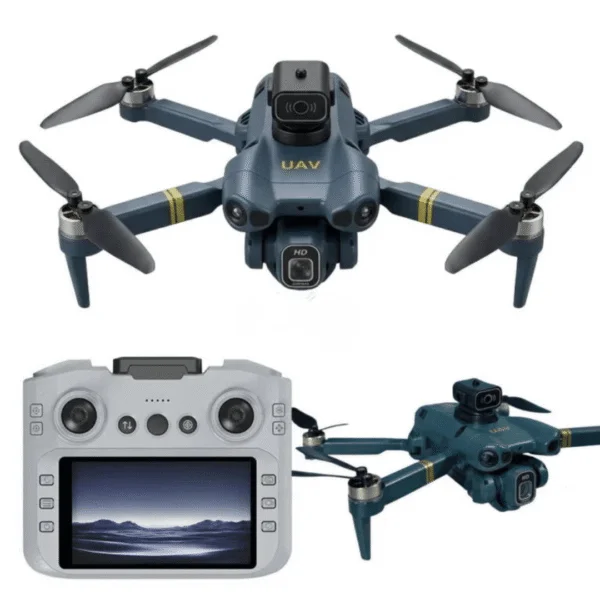 DJW M5 Ultra Foldable Brushless Drone with Display Remote Controller, OAS Sensor, HD Camera, Portable Design & Advanced Flight Features