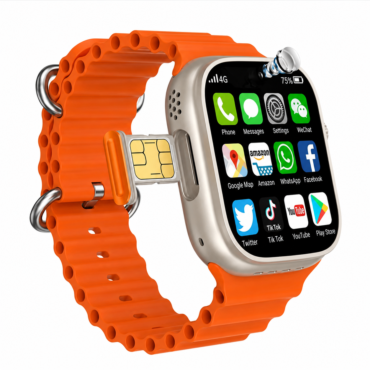 S9 Ultra 5G/4G LTE Smartwatch with Dual Camera | UdyamSales | 8GB RAM + 128GB Storage | Android Smart Watch with SIM, GPS & WiFi
