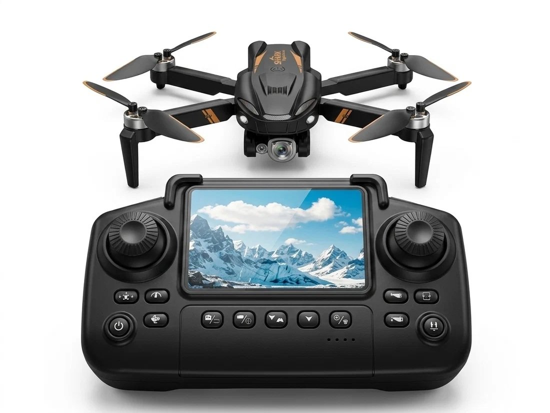 S6H Brushless RC Drone with WiFi FPV Camera – High-Speed Quadcopter Aircraft, Remote Control, Aerial Photography & Portable Design